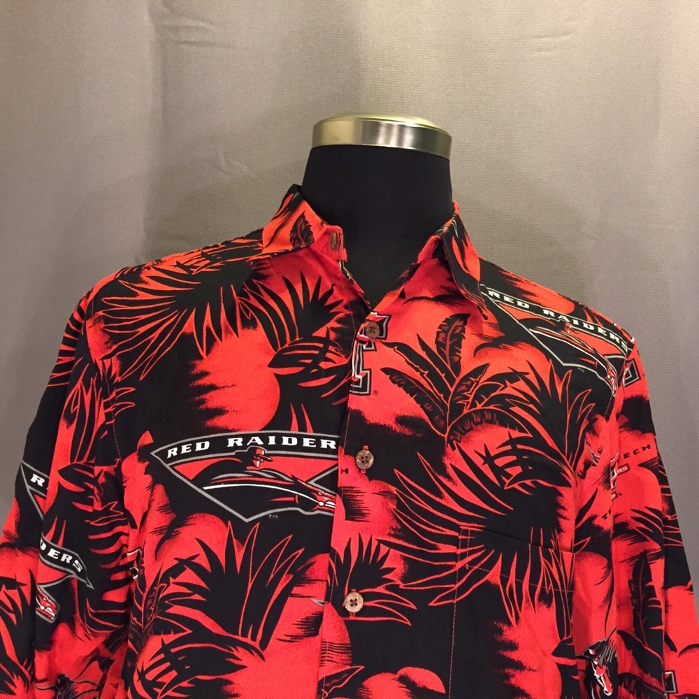 Texas Tech Red Raiders Hawaiian Shirt medium black